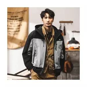 코아픽샵 남성 빈티지 가을 크래쉬 루즈핏 카고 바람막이 키작남 삼방 재킷 아웃도어 거즈 점퍼 코트 꾹3