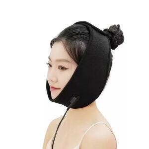 찜질기 전기 밴드 온열찜질기 에메랄드 보호 턱 블랙 얼굴 12V 무약포 안면 온열기 건습 저온