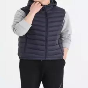 남자 캐주얼 후드 숏 조끼 보온 오리털 패딩 MODU1