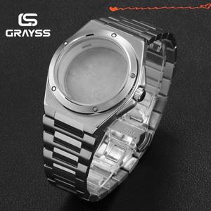 40mm 엔지니어 스타일 NH35/NH34/4R35 기계식 무브먼트 남성용 솔리드 스테인리스 스틸 비즈니스 시계 케이