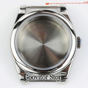 NH35 실버 시계 케이스 스테인리스 스틸 사파이어 글래스 핏 무브먼트 방수 28.5mm datejust 36mm