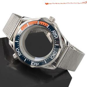 41mm 케이스 메쉬 브레이슬릿 시마스터 300 세이코 NH35 자동 무브먼트 다이얼 스테인리스 스틸 방수 시계