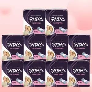 [키퍼스] 키퍼스 위생 깔개매트 환자용 산모용 위생 매트 프리 사이즈 10P 10팩