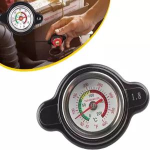 온도 게이지가 있는 Arwrilt 라디에이터 캡 1.8 바 25.6 Psi 연료 탱크 디지털 표시 고압 커버 오토바이