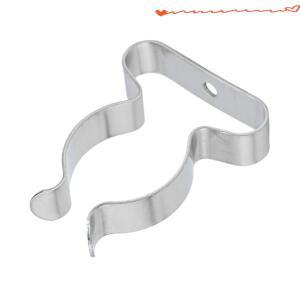 유용한 스프링 테리 클립 모듬 도구 10mm/12mm/19mm/25mm 창고 차고용 헤비 듀티 보관용 액세서리 48개