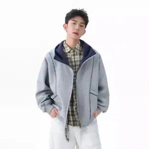 토르 남성용 봄 가을 카디건 후드 집업 상의 OPH3