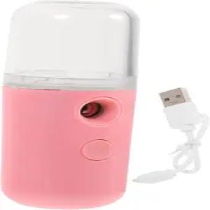 가정과 여행을 위한 스킨케어 보습 상쾌함을 WRWAA USB 충전식 나노 미스트 페이셜 스티머 휴대용 핸드헬드