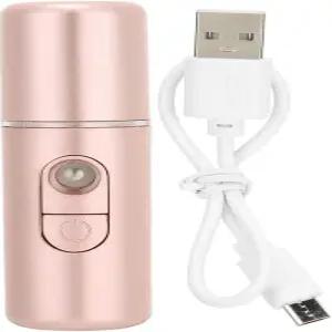 나노 미스트 어 휴대용 USB 얼굴 딥 하이드레이팅 보습 스킨 케어 뷰티 툴 로즈 골드 레드 20ml 핑크