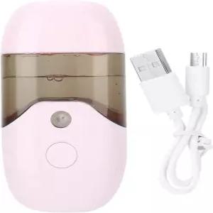 나노 어 휴대용 핸드헬드 페이스 보습 기계 50ml 용량의 미스트 스킨 케어 화이트 핑크 ABS