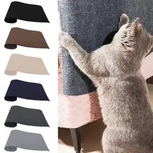 고양이 Scratcher 소파 수호자 패드 보드 보호 Trimmable 자체 접착 카펫 코너 벽 DIY 스크래치 매트