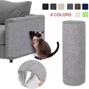 1PC 1m/39.37인치 셀프 접착식 고양이 스크래칭 매트 트리머블 카펫 코너 벽 DIY 스크래치 소파 패드