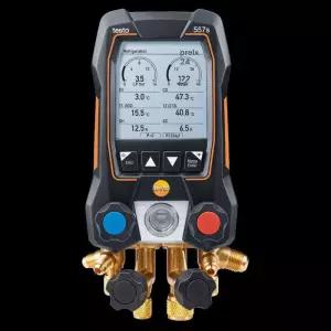 testo 549 디지털 hvac 매니폴드 밸브 2 게이지 0560 압력 진공 게 냉동