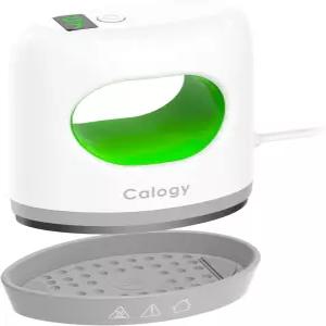 Calogy 슈퍼 미니 열 프레스 기계 LED 디스플레이로 3분 4초 및 4가지 가열 설정으로 최대 410 F까지 고속