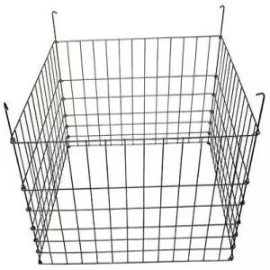 가든 와이어 퇴비통 30x30x24 인치 검은색 베드 펜싱