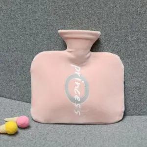 레터링 보온 물주머니(800ml) (핑크) 겨울 보온팩