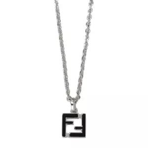 26SS  FF 실버블랙 공용 목걸이 7AK013 B09 F0VD1