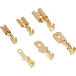 600pcs 2.8/4.8/6.3mm 수 암 스페이드 커넥터 모듬 절연 전기 와이어 단자 저장 상자 압착