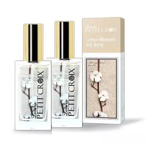 포근한 비누 향수 30ml 코튼블라썸 목화꽃+비누향 2개 국산향수 여성향수 여자향수 남녀공용향수