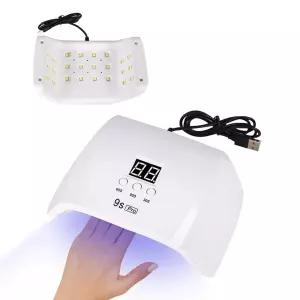 네일아트 3단 디지털 타임 표시 120W 휴대형 젤램프 젤네일램프 네일LED램프 UV램프 네일아트램프