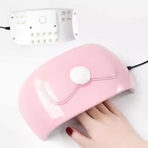 네일아트 스마트 센서 UV LED 핑크리본 54W 젤램프 젤네일램프 네일LED램프 UV램프 네일아트램프