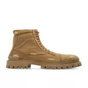 26SS 발렌시아가 컴뱃 스트라이크 부츠 845015 W2H11 2200 BROWN DOM