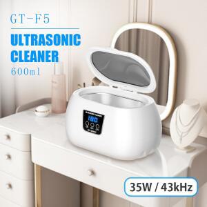 600ml 35W 가정용 초음파 청소기 목욕 워시 청소 보석 기계 EU 220V 틀니 시계 240V 플러그