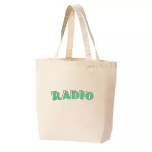 에코백 토트백 RADIO 라디오 주파수맞춰요 전국방방 토트백