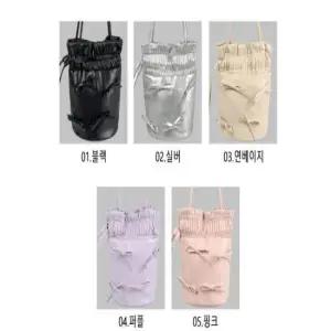 캐주얼 여성스러운 분위기 여성 데일리 리본 룩 장식 특별한날 연출 사랑스러운 러블리 버킷팩