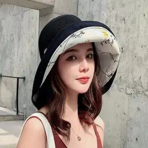 여자 여름 와이드챙 라탄모자 밀짚모자 니트 버킷햇