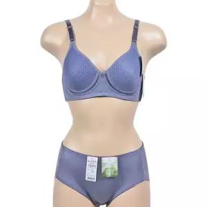 (크리비아)인견소재 풀컵 노와이어 B컵 브라팬티세트