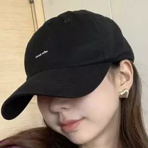 파스텔톤 볼캡 레터링 자수 자외선 차단 커플 캡모자 야구모자