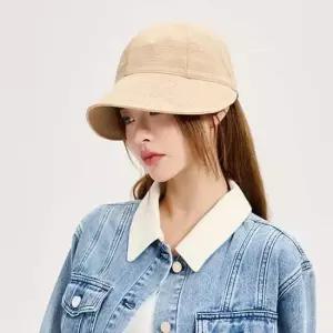 휴양지모자 여성 데일리 패션모자 1P 밴딩 스트랩 와플 보닛햇