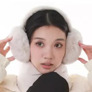 칼바람 귀마개 털 부드러운 방한 차단 겨울 귀도리 털귀마개