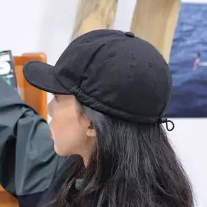 캡모자 데일리 캐주얼 뒷끈 스트링 무지 블랙 볼캡 야구 모자