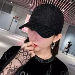 커플모자 여성 여름 자외선차단 플라워 자수 레이스 볼캡 모자