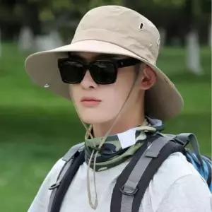 남녀 메쉬 똑딱이 모자 1P 카우보이 자외선 정글 커플 낚시모자