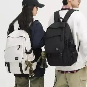 블랙 캐주얼 디자인 신학기 포켓 여성 남성 가방 깔끔한 가방상점 백팩 학생 보리