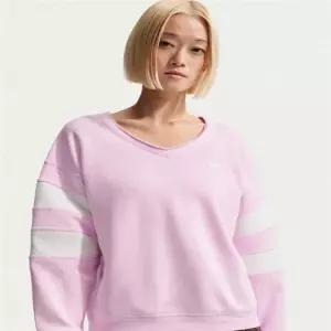 나이키 IQ0085 663 스셔츠 크루넥 스포츠웨어 클럽 플리스 오버사이즈 브이넥 W 핑크 폼 세일 5825950