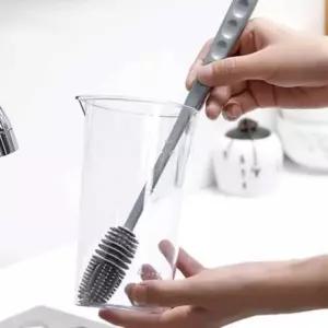 고퀄리티   젖병브러쉬 텀블러청소솔 병세척솔 실리콘 물병솔