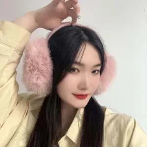 쁠리즈 왕방울 귀마개 겨울귀도리 방한털귀덮개 생활용품