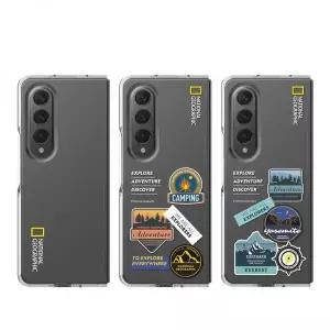매장정품 내셔널지오그래픽 NATIONAL GEOGRAPHIC MOBILE 갤럭시Z폴드4 크리스탈 슬림핏 와펜 케이스 m20220