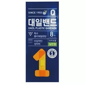 고품질 TBZ 대일 Q 일반형 8매 갑 12개입 반창고 일반형밴드 WFM0FWF