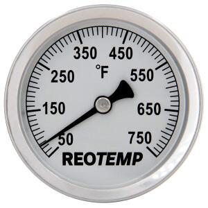 REOTEMP S1 F73 자기 아날로그 표면 온도계 화씨 50 750도