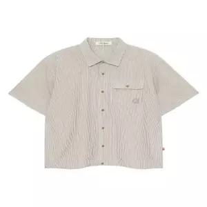 노르디스크 OMM26408BB 남 여성셔츠 시어서커 반팔 셔츠 M Beige BROWN 6354014