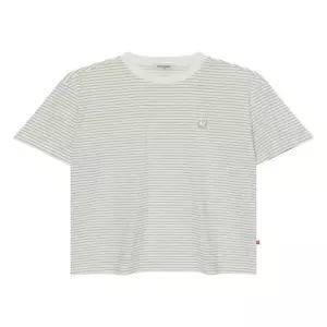 노르디스크 OUM26233BB 맨투맨 라운드티 스트라이프 반팔 티셔츠 U Beige BROWN 6130926