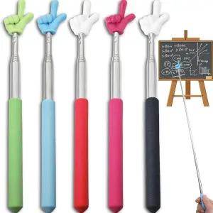 캠울드 5Pcs 포인터 핑거 스틱 - 다목적 교사 용품 매력적인 색상 효과적인 프레젠테이션을 위한 교실