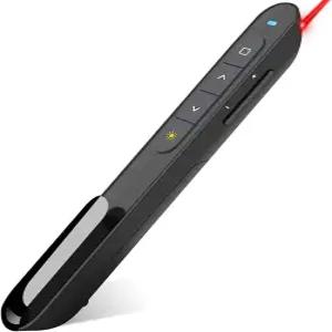 무선 발표자 하이퍼링크 볼륨 조절 프레젠테이션 클리커 RF 2.4GHz USB 파워포인트 리모컨 포인터 슬라이드