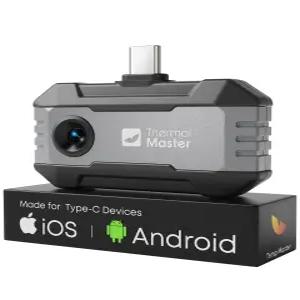 마스터 P TypeC 및 Android용 카메라 320x240 슈퍼 IR 해상도 적외선 이미저(스팟 트래커 ) 5배 36 °F