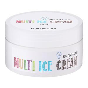 얼라이브랩 멀티 아이스크림 글레이셔 워터 하이드레이팅 & 케어 젤 크림 가볍고 피부 데일리 모이스처라이저 34 floz