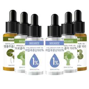 미가비  히알루론산 고분자 앰플 30ml 3개